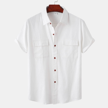 Solid 100% Cotton Shirt